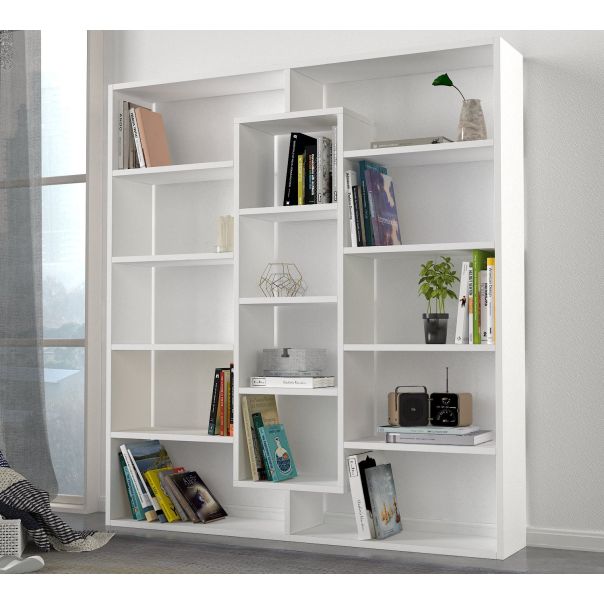 HANAH HOME Polica za knjige Ample, bela - 731WAT3601