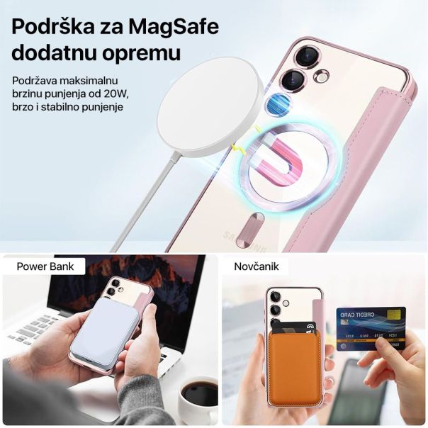 Maska za Samsung S948B Galaxy S26 Ultra plava Magsafe Lux Bi Fold - 225566