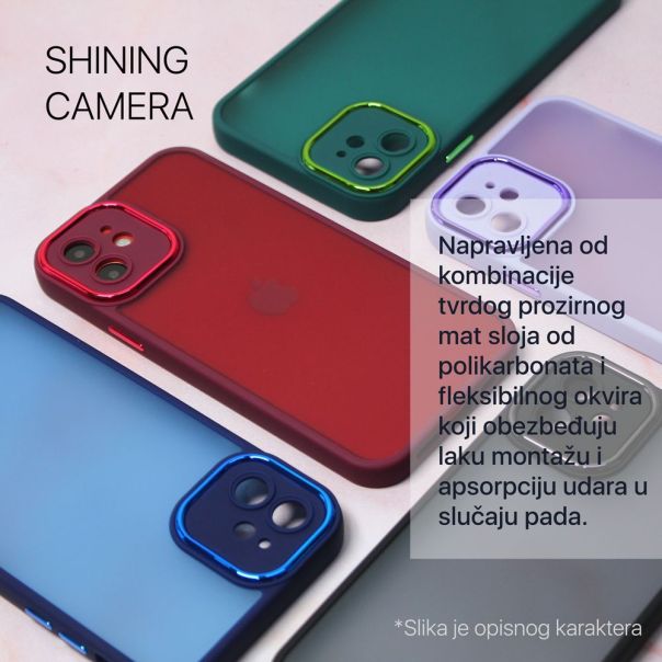 Maska za Samsung A075F Galaxy A07 4G Shining Camera roze - 222920