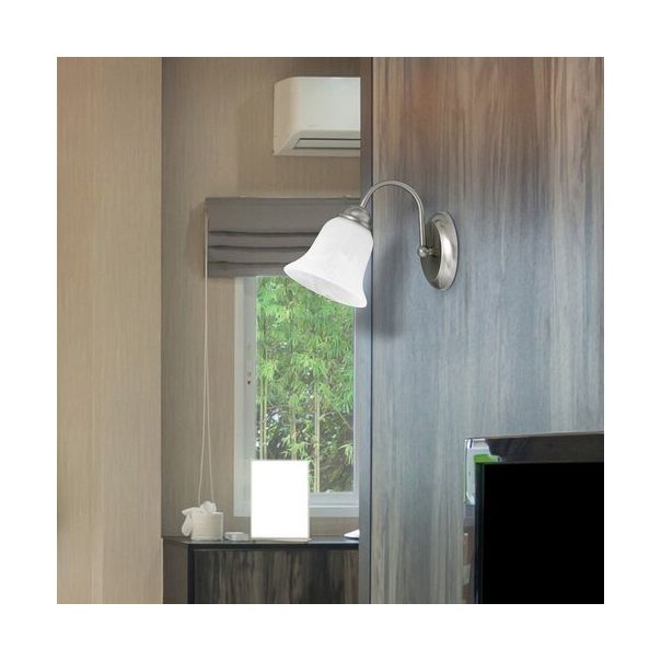 Rabalux Zidna lampa Francesca E14 1x MAX 40W brušeni hrom (7361) - 7361