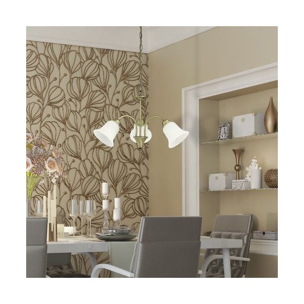 Rabalux Luster Francesca E14 3x MAX 40W bronzana (7373) - 7373