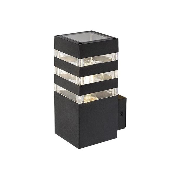 Rabalux Spoljna zidna rasveta Ankara E27 1x MAX 12W antracit siva (7379) - 7379