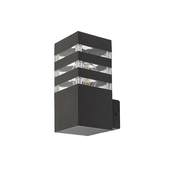 Rabalux Spoljna zidna rasveta Ankara E27 1x MAX 12W antracit siva (7379) - 7379