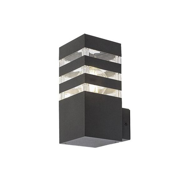 Rabalux Spoljna zidna rasveta Ankara E27 1x MAX 12W antracit siva (7379) - 7379