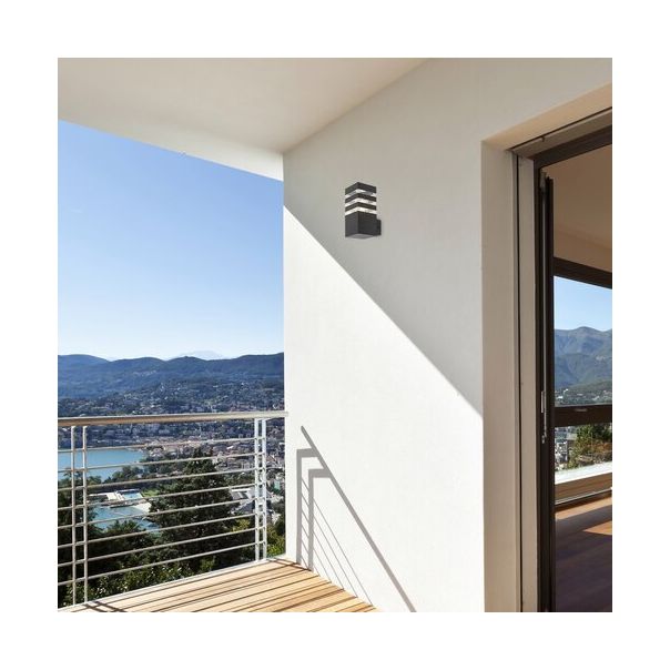 Rabalux Spoljna zidna rasveta Ankara E27 1x MAX 12W antracit siva (7379) - 7379