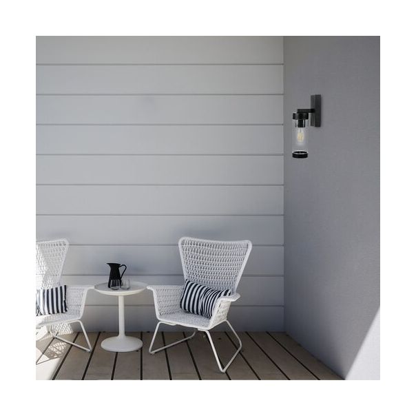 Rabalux Spoljna zidna rasveta Kolta E27 1x MAX 12W mat crno (7386) - 7386