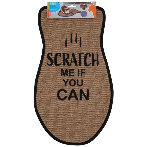 PET TOYS Grebalica za mačke – prostirka Scratch Me If U Can 50 × 30 cm - EP3174575