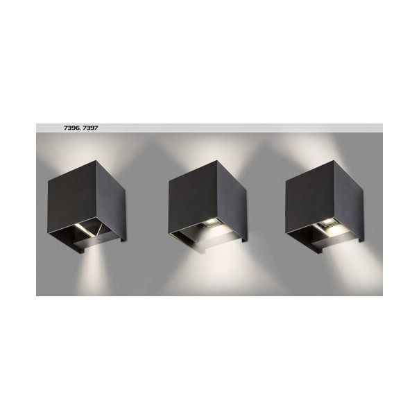 Rabalux Spoljna zidna rasveta Solin G9 1x MAX 5W mat crno (7396) - EP7396