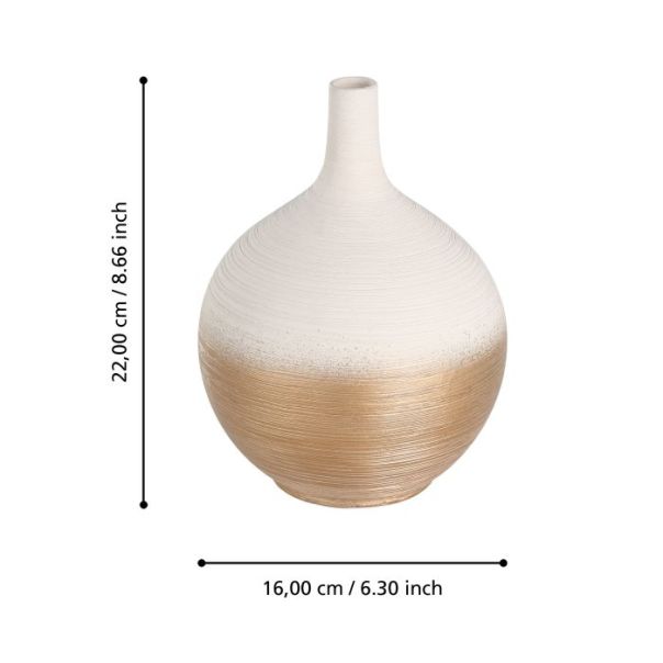 EGLO Keramička vaza 22x16cm Saryksu - 421415