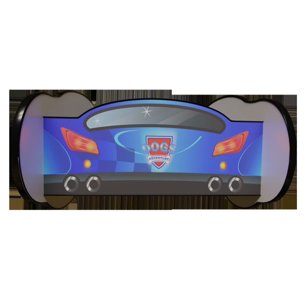 Dečiji Krevet 160X80Cm (Trkački Auto) Dog Adventure Blue - 74033-1