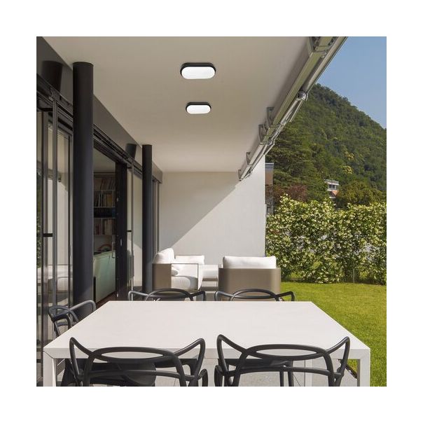 Rabalux Spoljnja zidna rasveta Spoljnja plafons Hort LED 15W crna (7409) - 7409