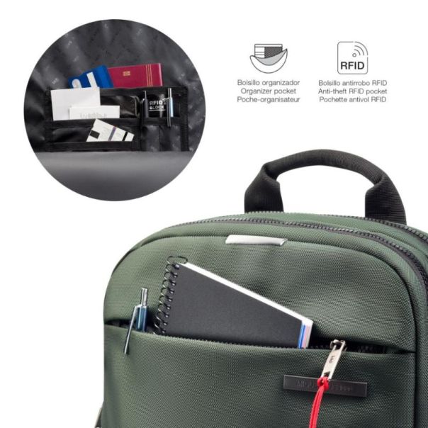 MIQUELRIUS ranac za laptop zeleni 16 S mr16983 - 74178-1