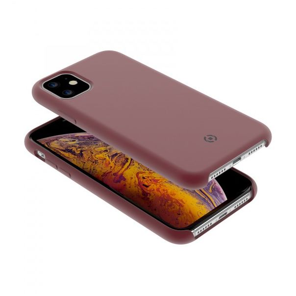 CELLY Maska LEAF za iPhone 11, crvena - LEAF1001RD