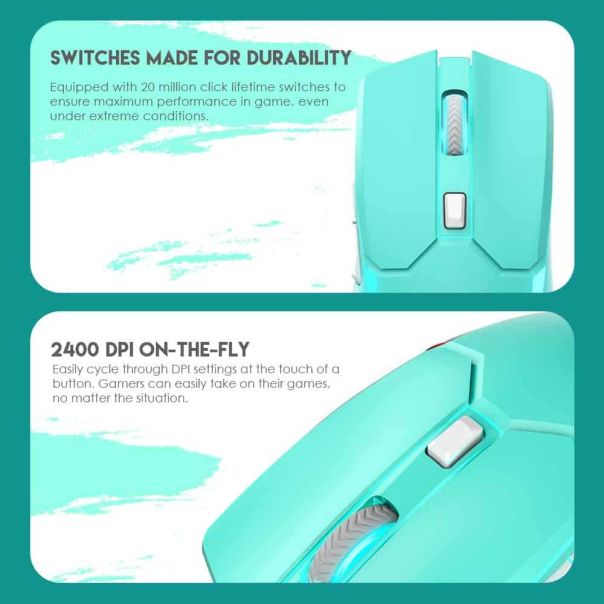 FANTECH Mis Wireless Gaming WGC2 Venom II MINT EDITION - FT99926