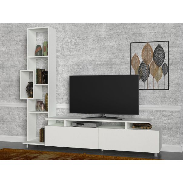 HANAH HOME TV komoda Tulip, bela - 745DCD3011