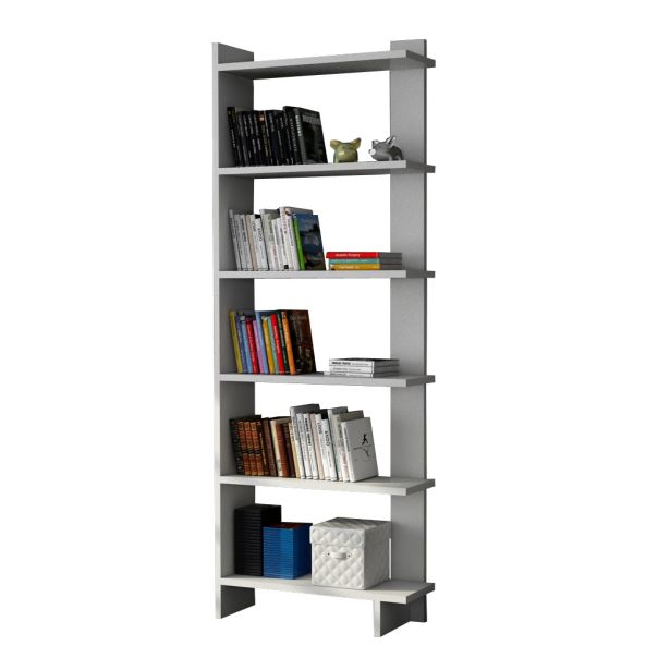 HANAH HOME Polica za knjige Order, bela - 745DCD3610