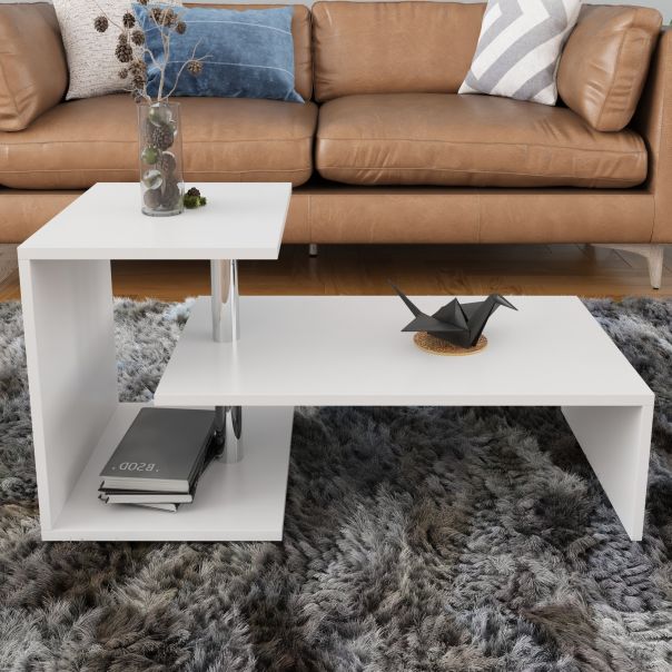 HANAH HOME Klub sto Dilek, bela - 746JUG2803