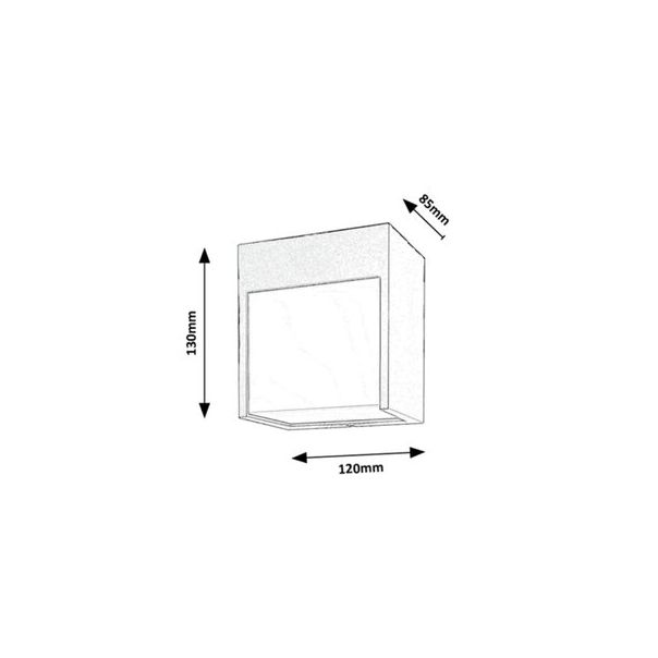 Rabalux Spoljna zidna rasveta Balimo LED 12W mat belo (7477) - 7477