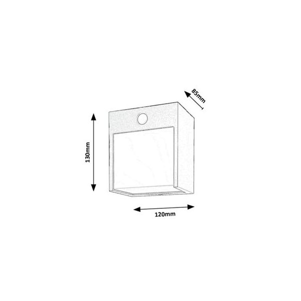 Rabalux Spoljna zidna rasveta Balimo LED 12W mat belo (7479) - 7479
