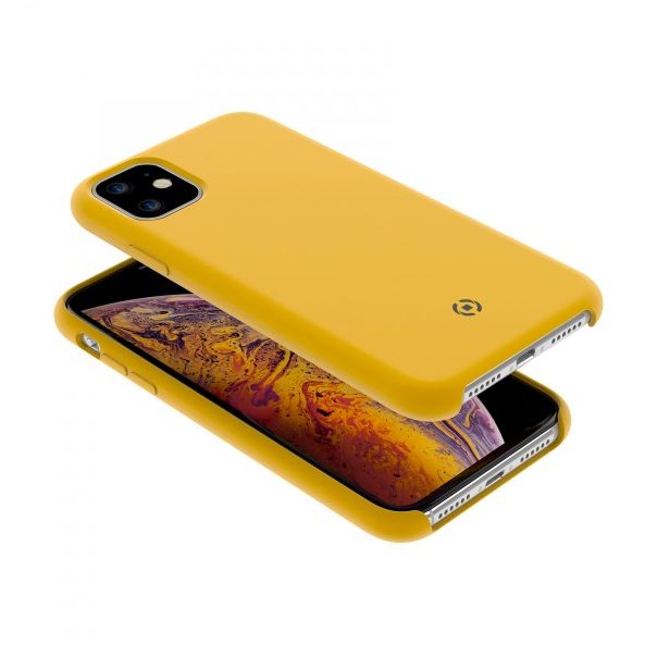 CELLY Maska LEAF za iPhone 11, žuta - LEAF1001YL