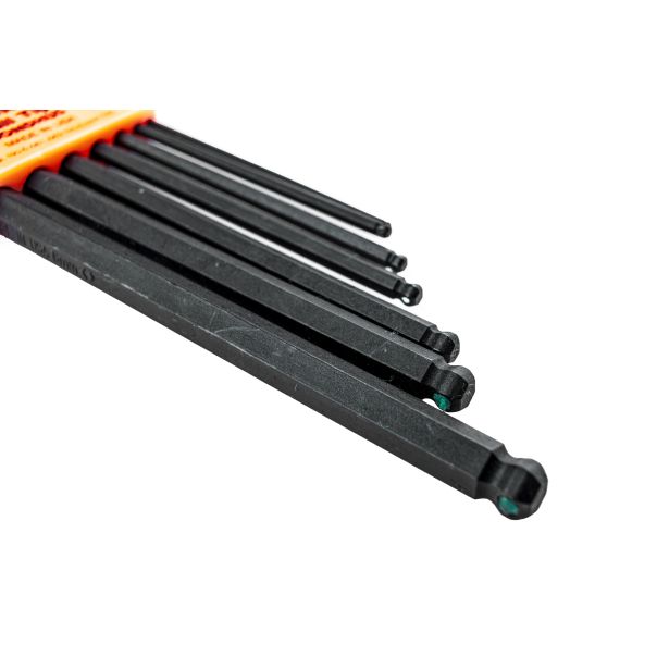 Set dugih imbus ključeva sa kugličnom glavom Bondhus ProHold HEX 1,5 - 6,0 74992 7 kom - 74992-1