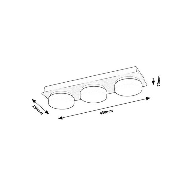 Rabalux Kupatilska rasveta Attichus LED 18W mat crno (75003) - 75003
