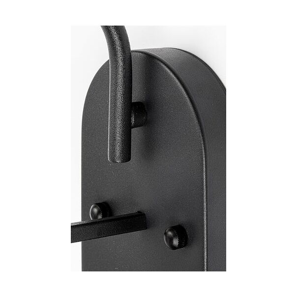 Rabalux Kupatilska rasveta Tirina E27 1x MAX 15W mat crno (75005) - 75005