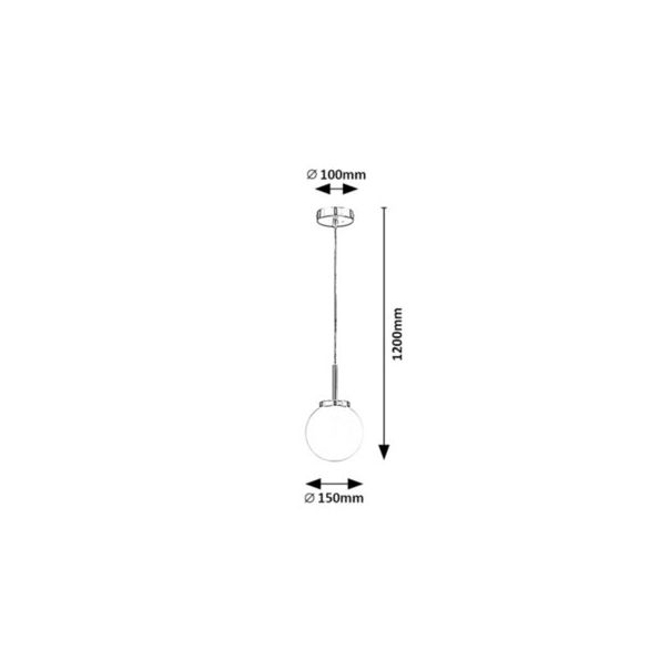 Rabalux Kupatilska rasveta Togo E14 1x MAX 40W hrom (75007) - 75007