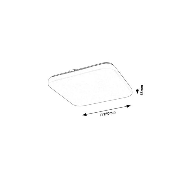 Rabalux Plafonjera Vendel LED 12W bela (75013) - 75013
