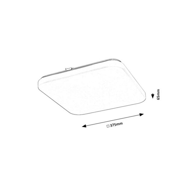Rabalux Plafonjera Vendel LED 24W bela (75015) - 75015-1