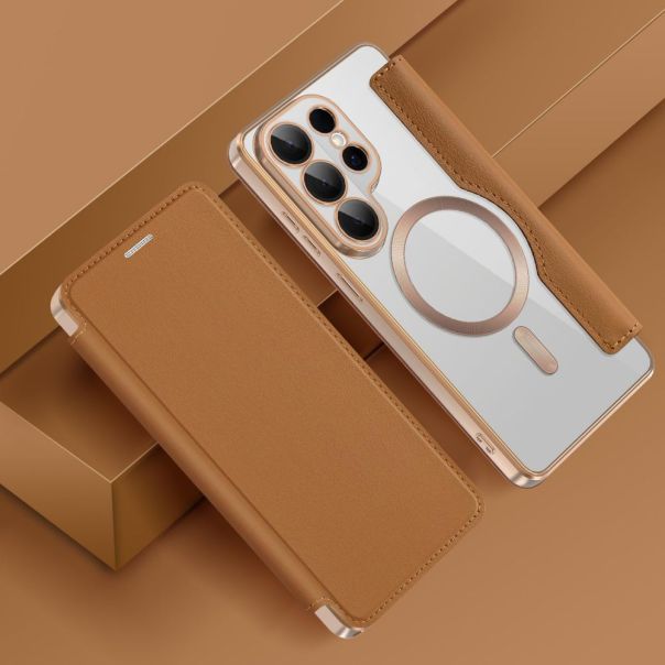 Maska za Samsung S948B Galaxy S26 Ultra braon Magsafe Lux Bi Fold - 225563