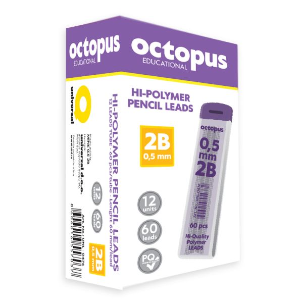 OCTOPUS Mine za olovku u tubi 0.5 2b 1/1 unl-0476 60 - 75436-1