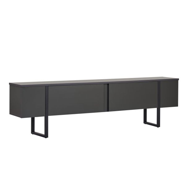 NORDURE TV komoda Onera, antracit/crna - EP3058096