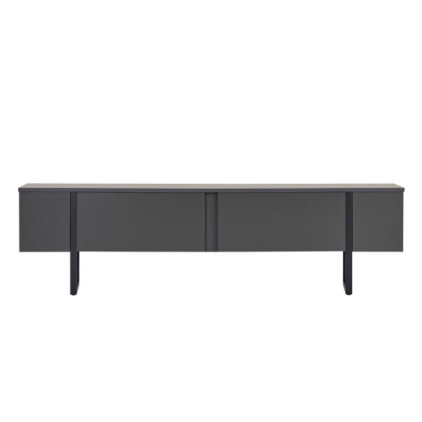 NORDURE TV komoda Onera, antracit/crna - EP3058096