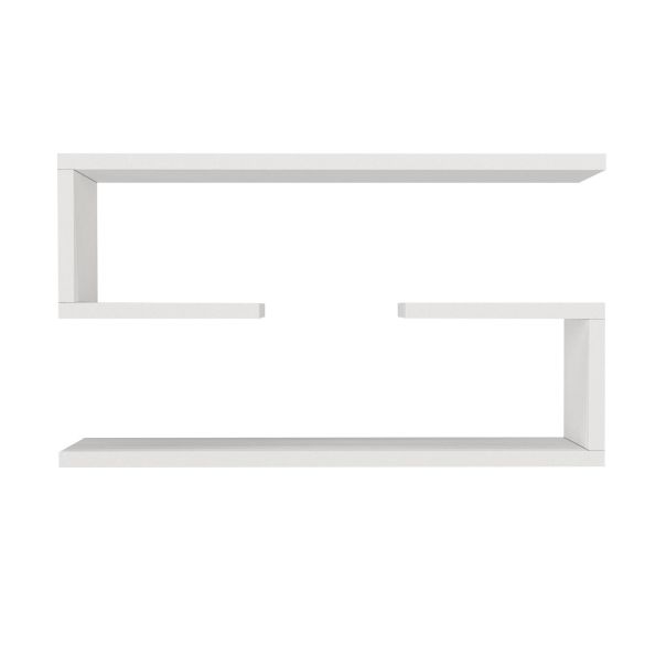 HANAH HOME Zidna polica Jenika, bela - 756FRN1608