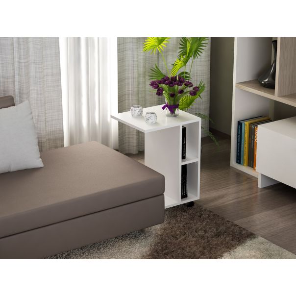 HANAH HOME Konzolni sto General, bela - 756FRN2809
