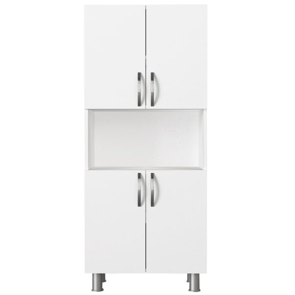 HANAH HOME Ormar za kupatilo Wiliam, bela - 756FRN3901