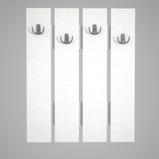 HANAH HOME Čiviluk Anita, bela - 756FRN4001