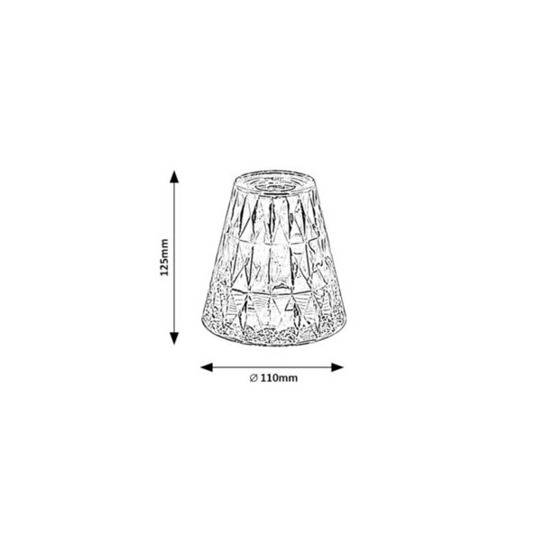 Rabalux Stona lampa Siggy LED 2W providno (76004) - 76004