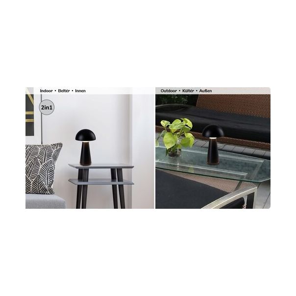 Rabalux Stona lampa Ishtar LED 3W mat crno (76007) - 76007