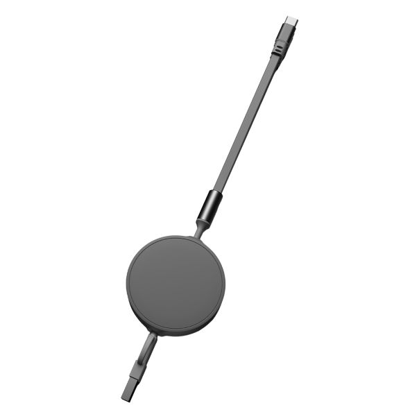 USB kabl ONES 6u1 - Type-C/USB na Type-C, Lightning i Micro USB, 60W, uvlačivi, sivi - EP3246703