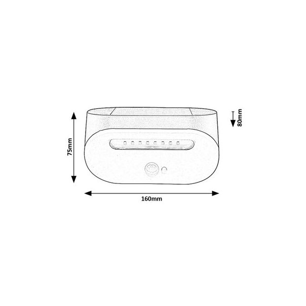 Rabalux Solarna rasveta Brezno LED 32W crna (77006) - 77006