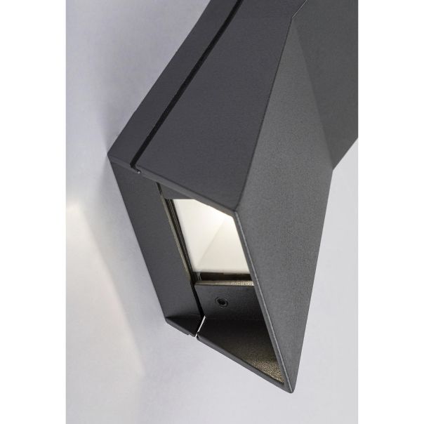 Rabalux Spoljna zidna rasveta Temse LED 6W antracit siva (77066) - 77066