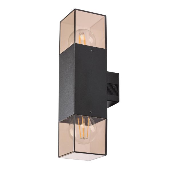 Rabalux Spoljna zidna rasveta Loanda E27 2x MAX 60W crna (77081) - 77081