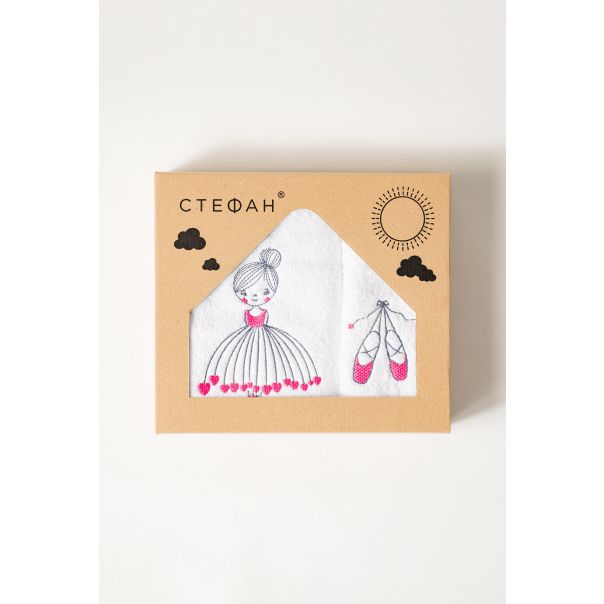 STEFAN Set peškira za devojčice Balerina 2/1 - 772-balerina