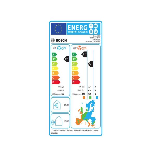 BOSCH Inverter klima Climate 2000 BAC2-1232IA - 7733701988