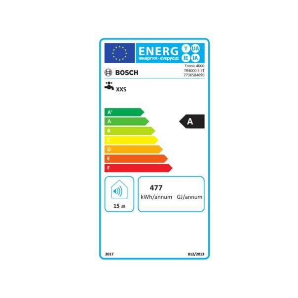 BOSCH Protočni bojler TR4000 5ET - 7736504690