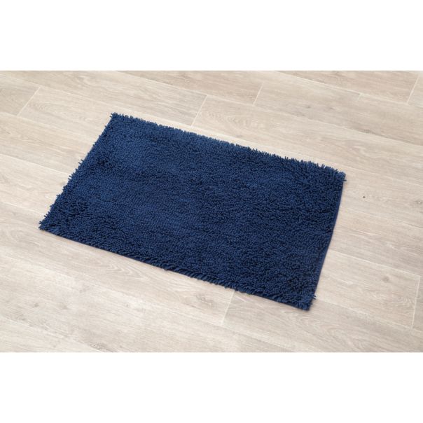 TENDANCE Tepih za kupatilo 50x80cm mikrofiber mat teget - 7742118