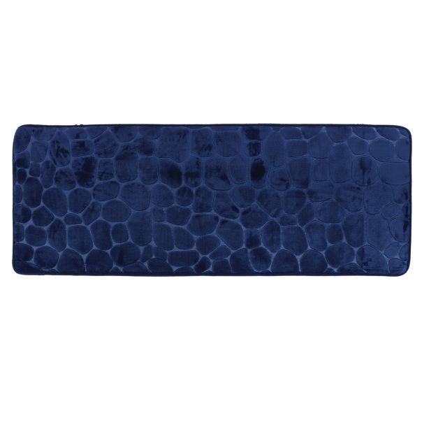 TENDANCE Prostirka za kupatilo 45x120cm Pebble, tamno plava - 7743118