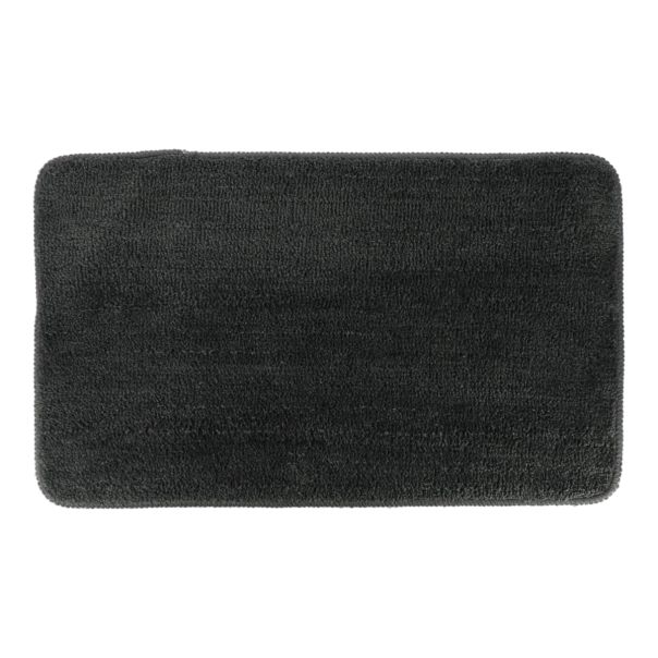 TENDANCE Prostirka za kupatilo 45x75cm, mikrofiber/tamno siva - 7746181